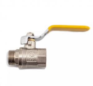 Кран шаровой AQUALINK для газа 1/2" в/в ручка