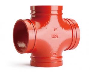 Короткая крестовина под муфту LedeGroove ДУ80, 3" (89мм)