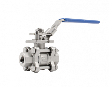 Кран шаровой ADL BV17 резьбовой с ISO фланцем