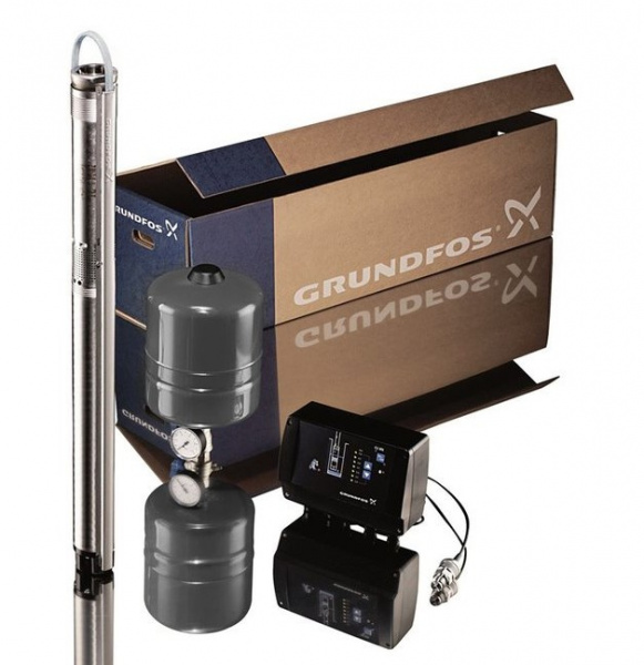 Комплект для поддержания постоянного давления с насосом SQE, Grundfos
